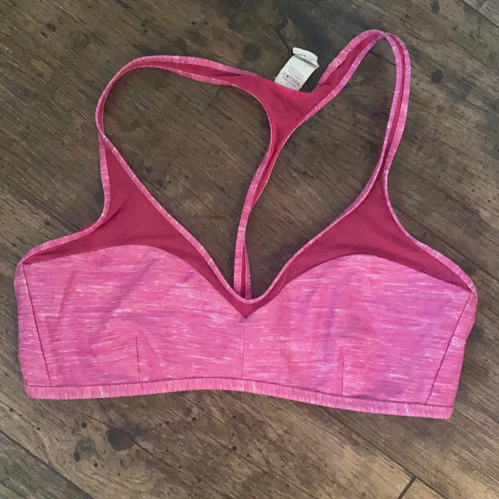 Lululemon hot pink bathing suit top size 6